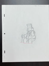 Load image into Gallery viewer, The Simpsons - Original drawing of Kent Brockman
