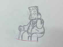 Load image into Gallery viewer, The Simpsons - Original drawing of Kent Brockman
