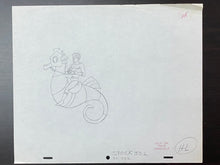 Load image into Gallery viewer, The Superman/Aquaman Hour of Adventure - Original animation drawing of Aquaman
