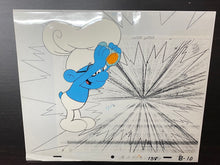 Load image into Gallery viewer, The Smurfs - Original animation cel and background
