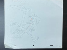 Load image into Gallery viewer, Pink Panther in China, 2 original animation cels and drawings
