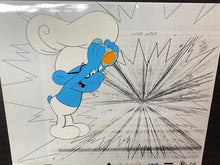 Load image into Gallery viewer, The Smurfs - Original animation cel and background
