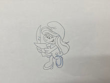 Load image into Gallery viewer, The Smurfs - Original animation drawing of Smurfette
