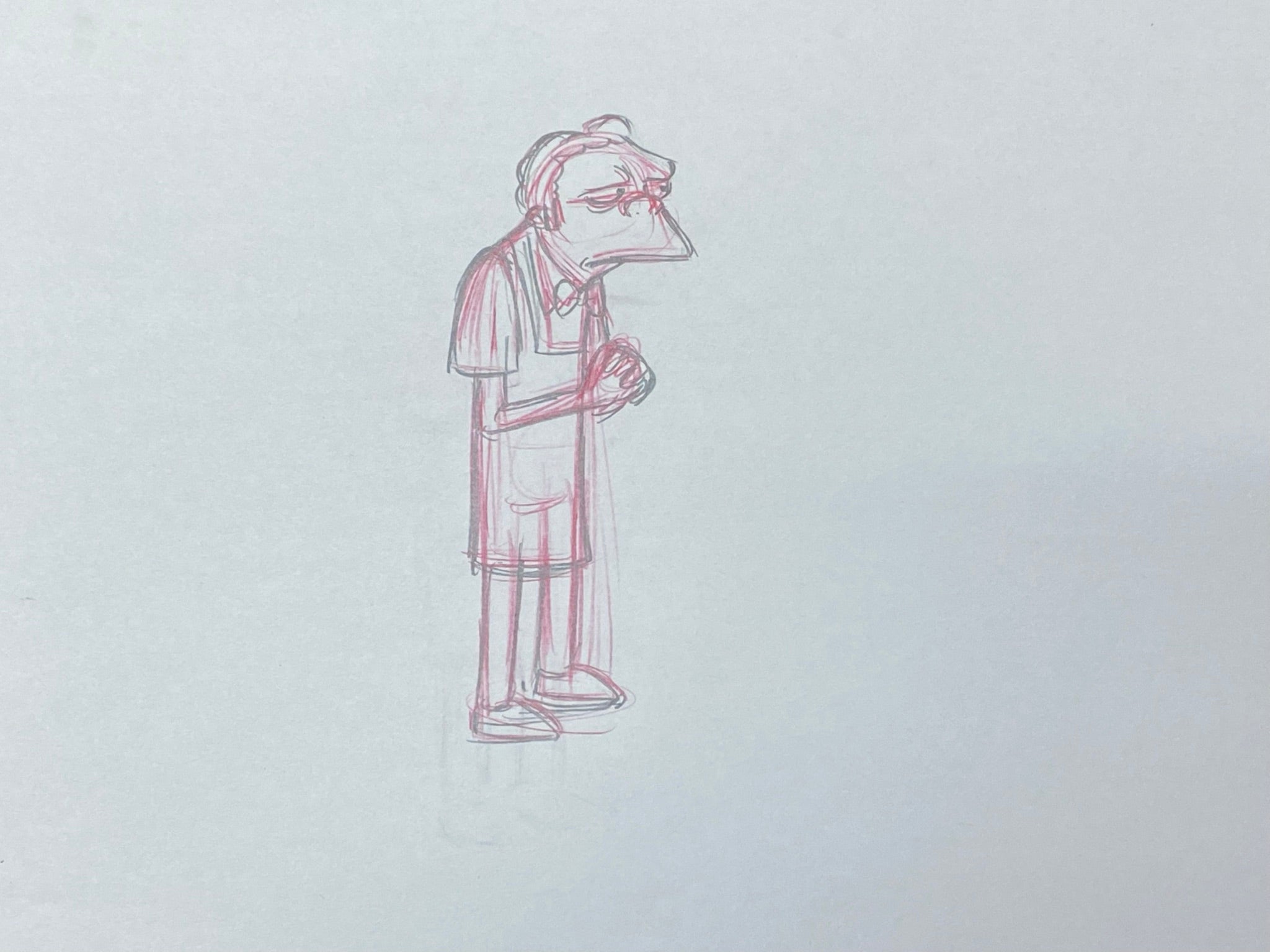 The Simpsons - Original drawing of Bleeding Gums Murphy – Gallery
