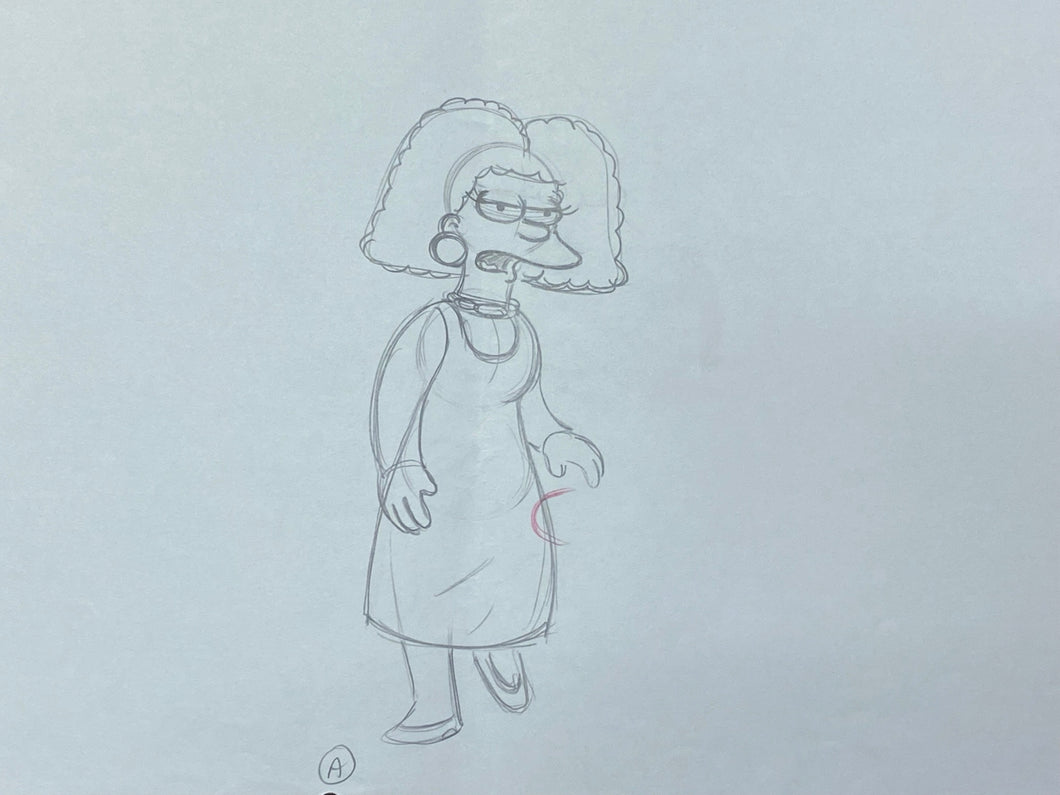 The Simpsons - Original drawing of Selma Bouvier (Big Size XL)