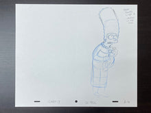 Load image into Gallery viewer, The Simpsons - Original drawing of Marge and Maggie Simpson
