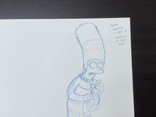 Load image into Gallery viewer, The Simpsons - Original drawing of Marge and Maggie Simpson
