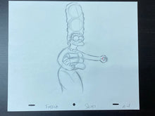 Load image into Gallery viewer, The Simpsons - Original drawing of Marge Simpson
