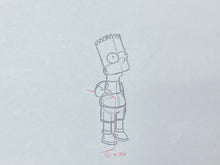 Load image into Gallery viewer, The Simpsons - Original drawing of Bart Simpson
