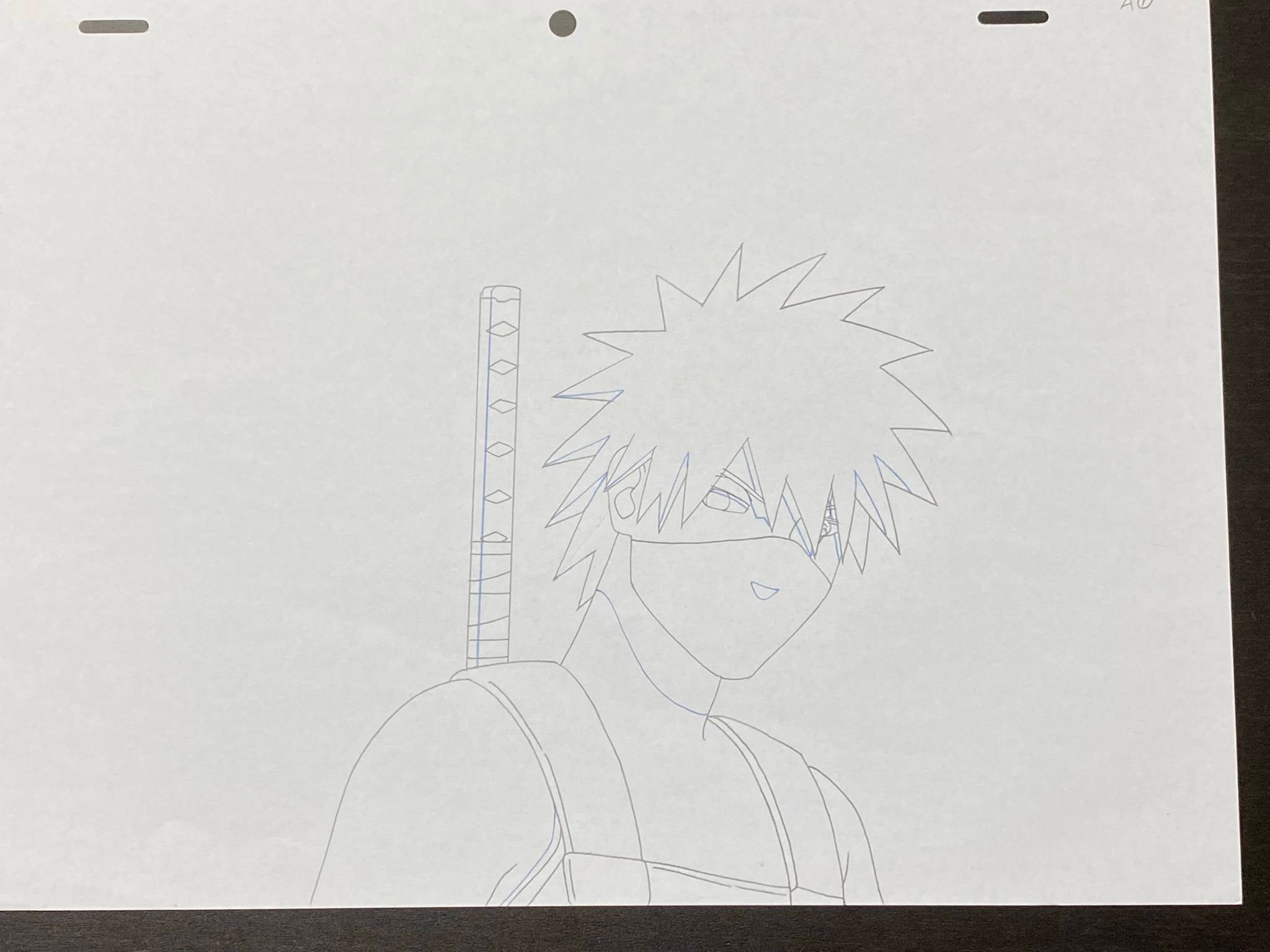 Kakashi Hatake part 1(Naruto anniversary drawing) Greysketch -  Illustrations ART street