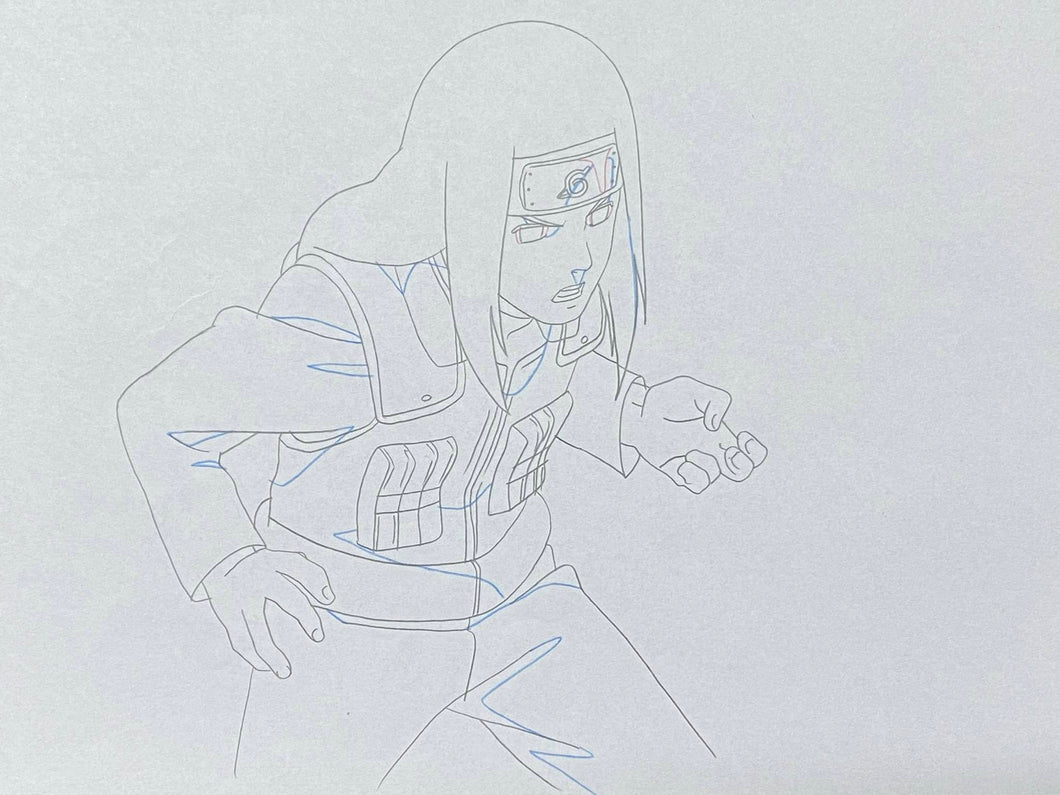 Naruto - Original drawing of Neji Hyuga