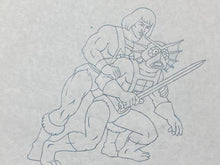 Load image into Gallery viewer, He-Man and the Masters of the Universe - Original drawing of He-Man and Mer-Man
