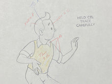 Load image into Gallery viewer, Tintin - Original drawing of Tintin (in color)
