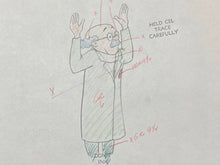 Load image into Gallery viewer, Tintin - Original drawing of Professeur Tournesol (in color)
