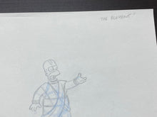 Load image into Gallery viewer, The Simpsons - Original drawing of Homer Simpsons, Episode: Kiss Kiss Bang Bangalore (2006)
