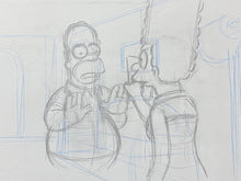 Load image into Gallery viewer, The Simpsons - Original drawing of Homer and Marge Simpson
