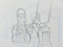 Load image into Gallery viewer, The Simpsons - Original drawing of Homer and Marge Simpson
