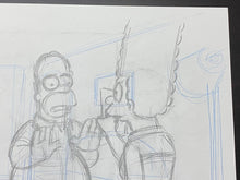 Load image into Gallery viewer, The Simpsons - Original drawing of Homer and Marge Simpson
