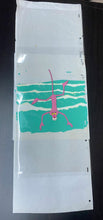 Load image into Gallery viewer, Pink Panther swimming, 2 original animation cels and drawings - BIG SIZE, rare
