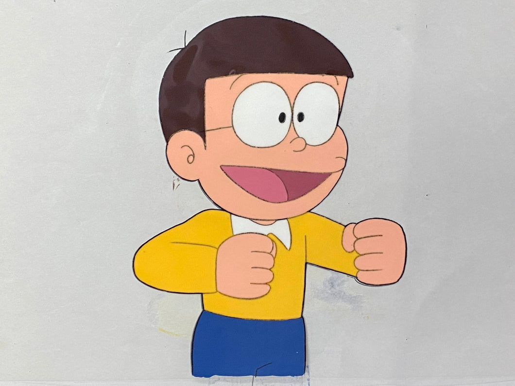 Doraemon - Original animation cel and drawing of Nobita Nobi