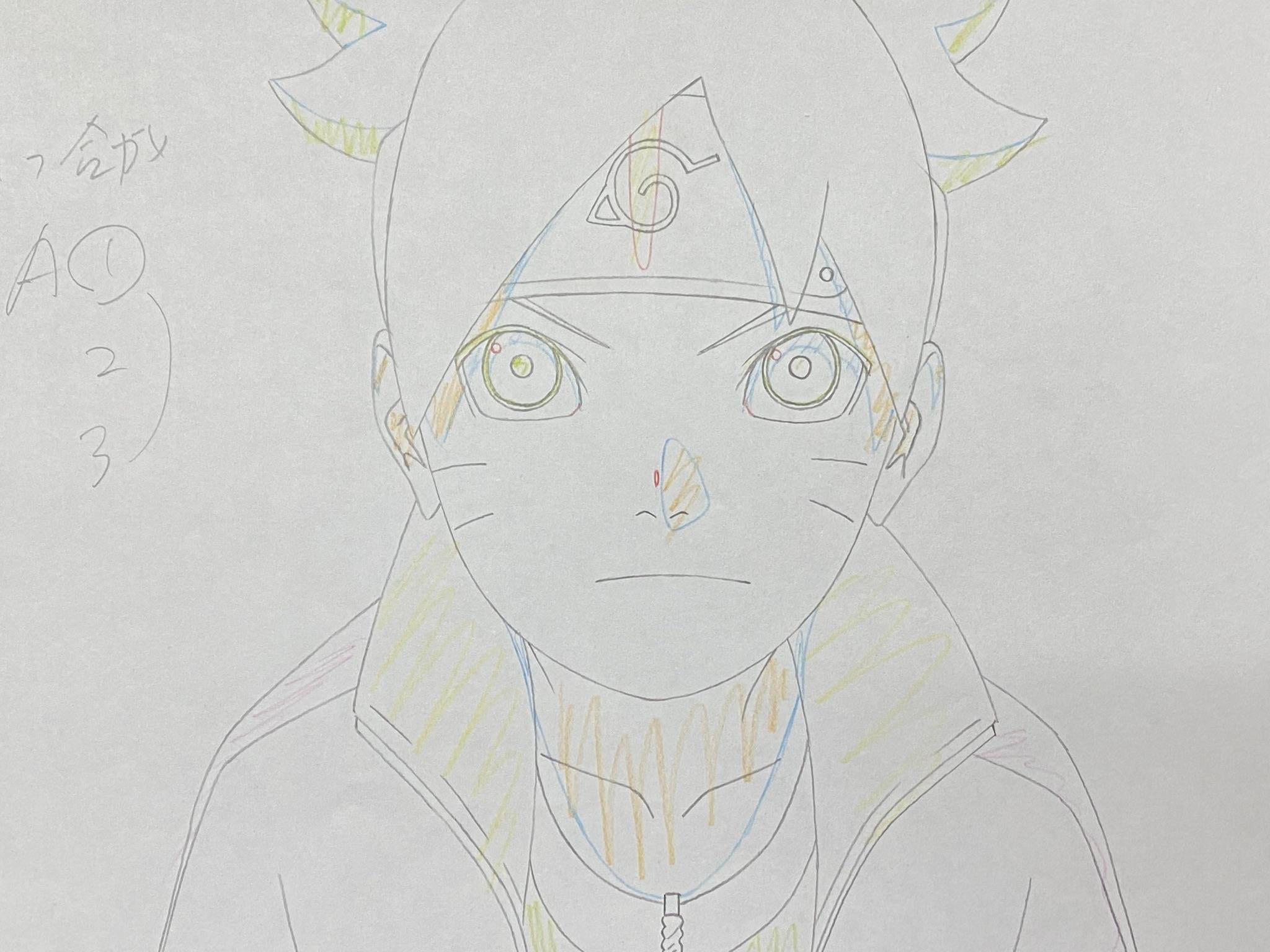 Drawing Boruto and Naruto 