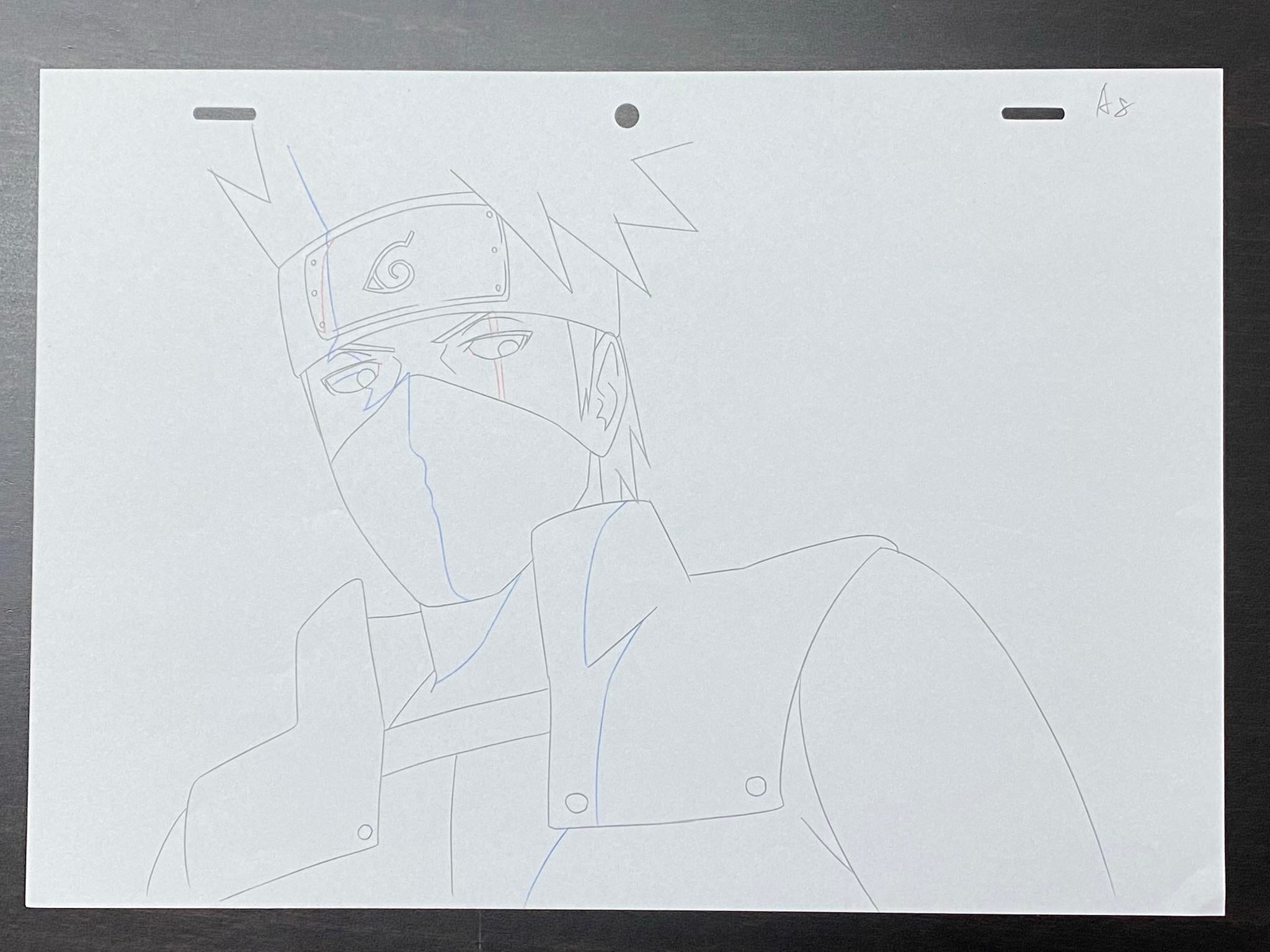 Drawing Kakashi Hatake From Naruto With Colored Pencil | #Kakashi Hatake  #Naruto - YouTube