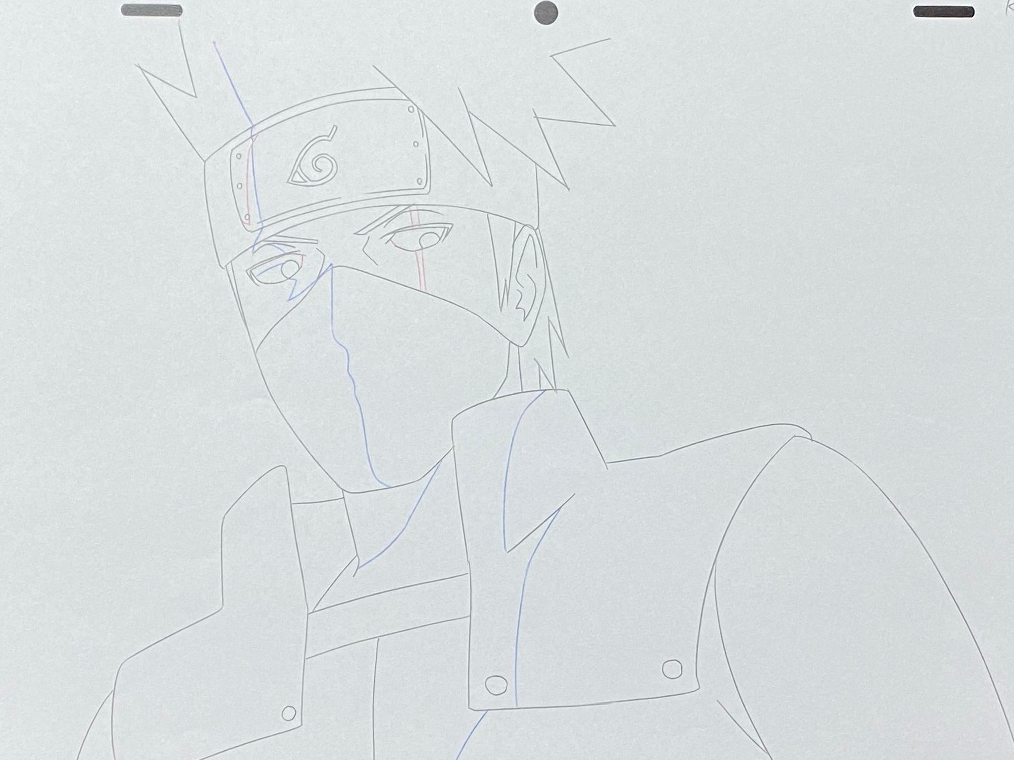 Naruto - Original drawing of Kakashi Hatake – Gallery Animation