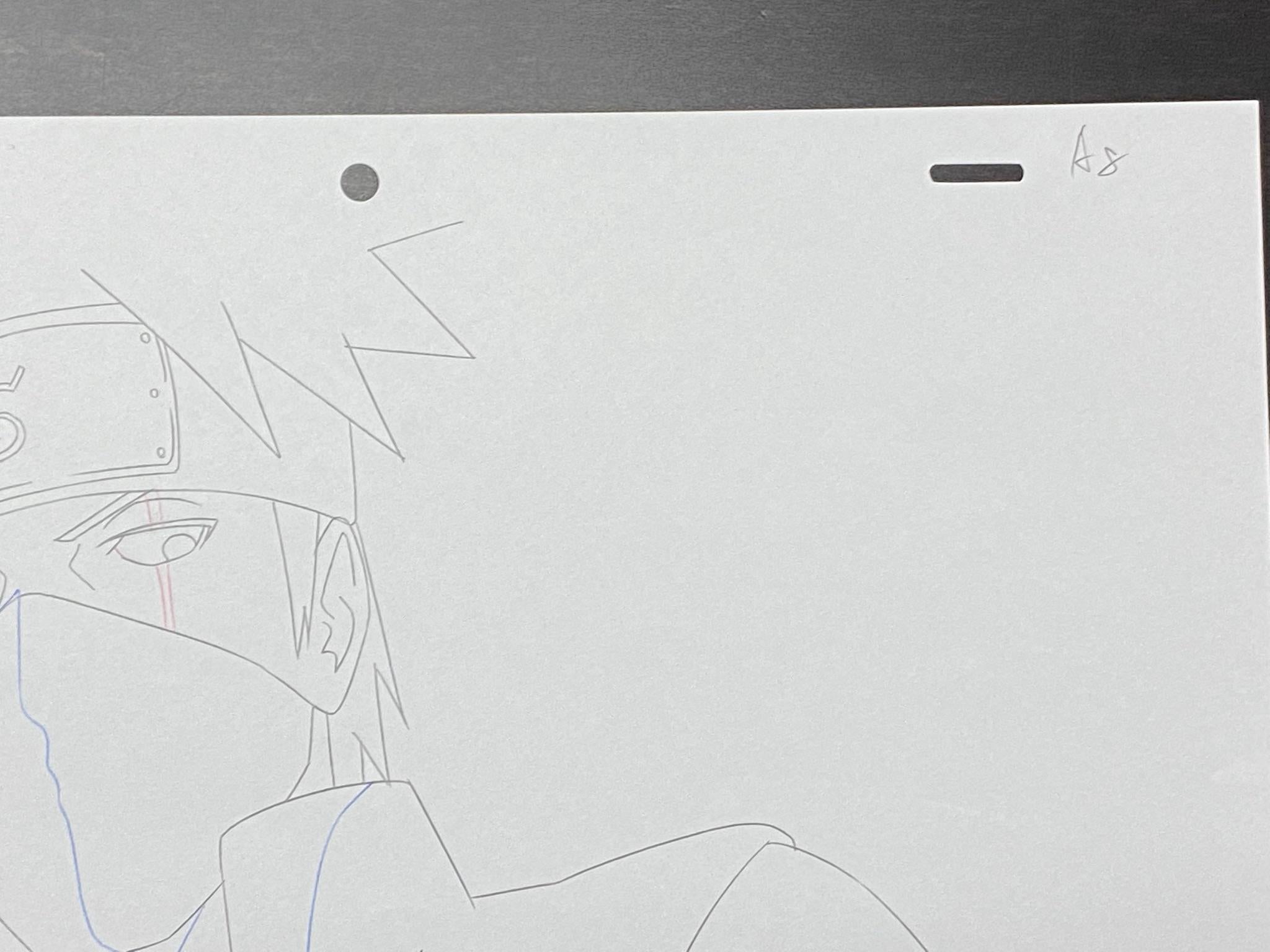 Naruto - Original drawing of Kakashi Hatake – Gallery Animation