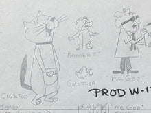 Load image into Gallery viewer, Mister Magoo (1960) - Original hand drawn storyboard page
