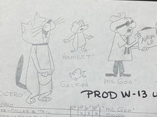 Load image into Gallery viewer, Mister Magoo (1960) - Original hand drawn storyboard page
