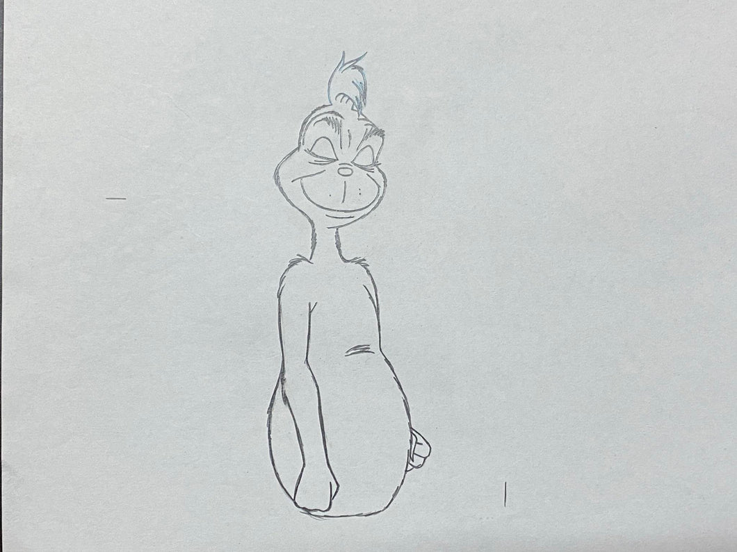 The Grinch (tv. special) - Original drawing of The Grinch