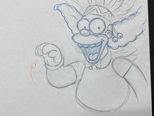 Load image into Gallery viewer, The Simpsons - Original drawing of Krusty the Clown (Episode: Kamp Krusty, 1992)
