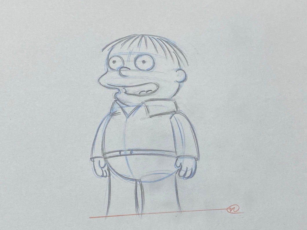 The Simpsons - Original drawing of Ralph Wiggum