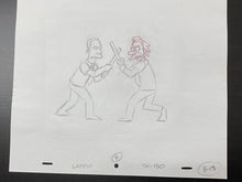 Load image into Gallery viewer, The Simpsons - Original drawing of Lenny Leonard and Carl Carlson
