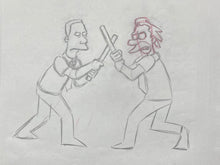 Load image into Gallery viewer, The Simpsons - Original drawing of Lenny Leonard and Carl Carlson
