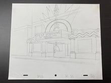 Load image into Gallery viewer, The Simpsons - Original drawing of Aztec Theater (scene background)
