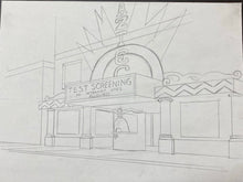 Load image into Gallery viewer, The Simpsons - Original drawing of Aztec Theater (scene background)
