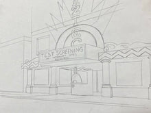 Load image into Gallery viewer, The Simpsons - Original drawing of Aztec Theater (scene background)
