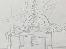 Load image into Gallery viewer, The Simpsons - Original drawing of Aztec Theater (scene background)
