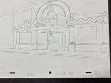 Load image into Gallery viewer, The Simpsons - Original drawing of Aztec Theater (scene background)
