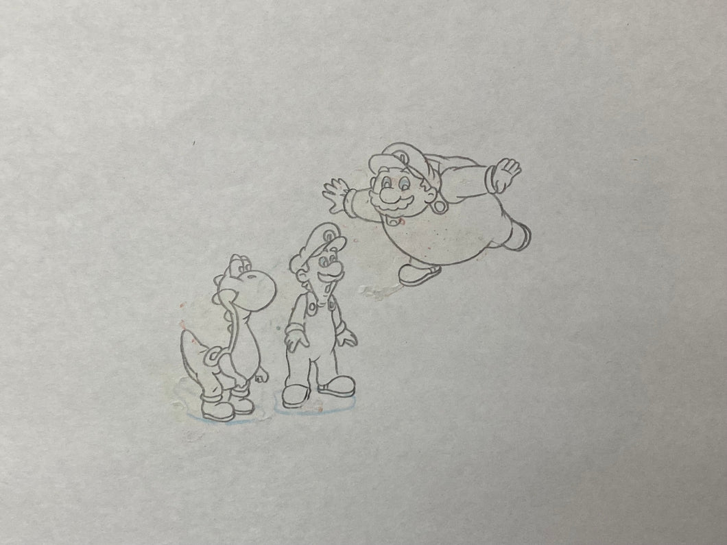 The Super Mario Bros. Super Show! (1989) - Original Animation Drawing