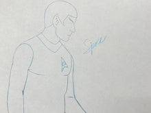 Load image into Gallery viewer, Star Trek - Original drawing of Spock (voiced by Leonard Nimoy)
