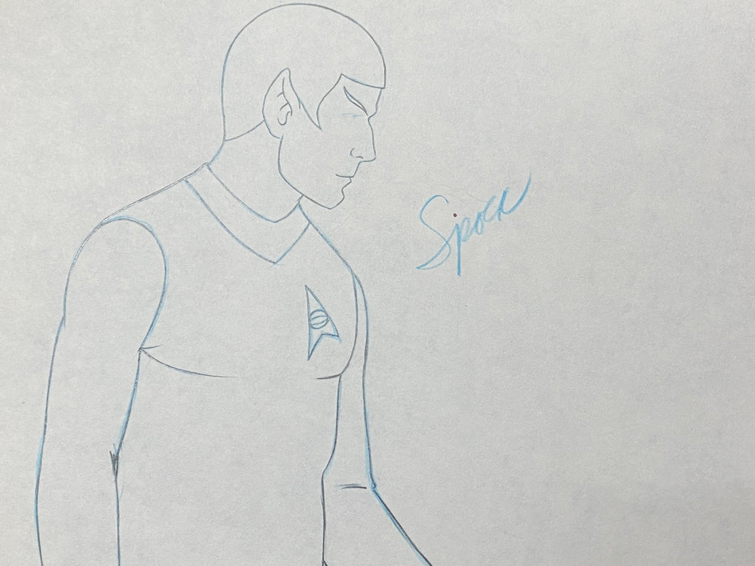Star Trek - Original drawing of Spock (voiced by Leonard Nimoy)