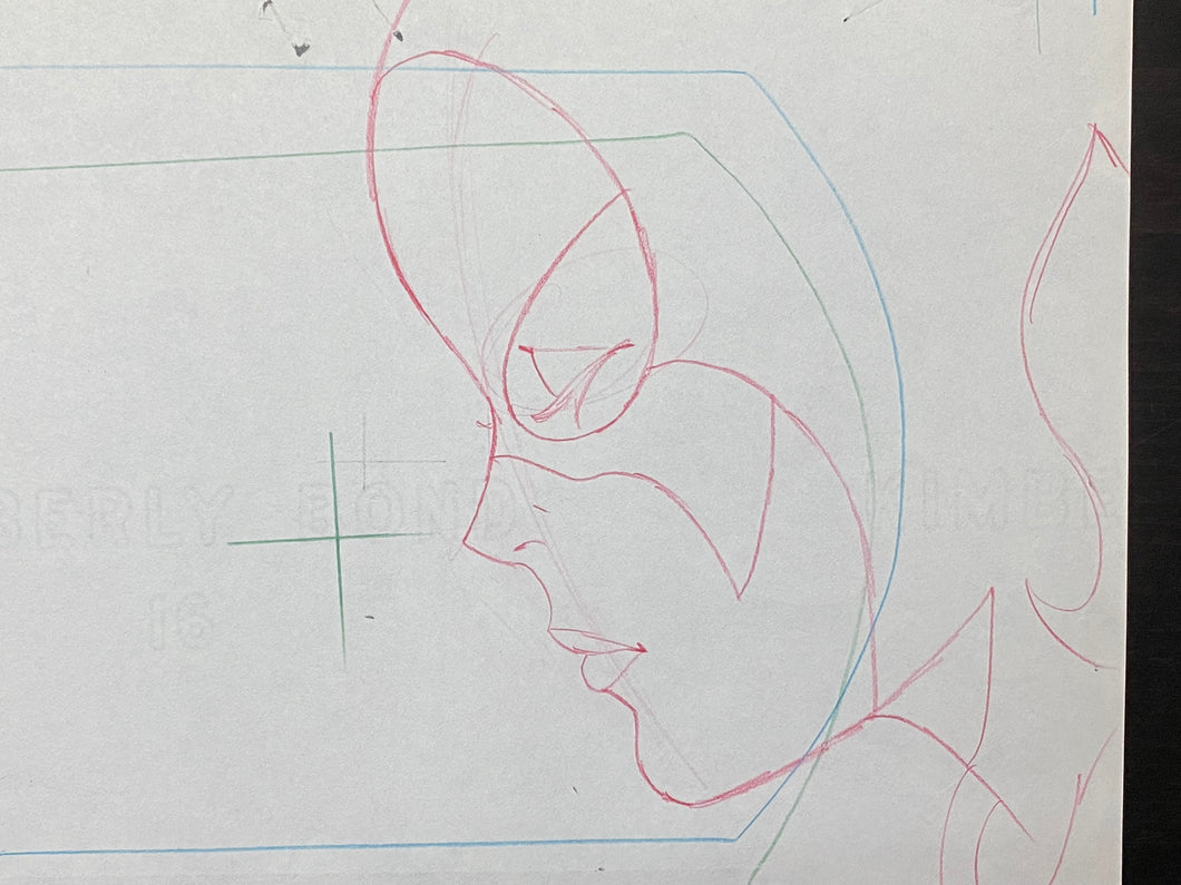 The Adventures of Batman - Original drawing of Batgirl