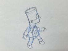 Load image into Gallery viewer, The Simpsons - Original drawing of Bart Simpson
