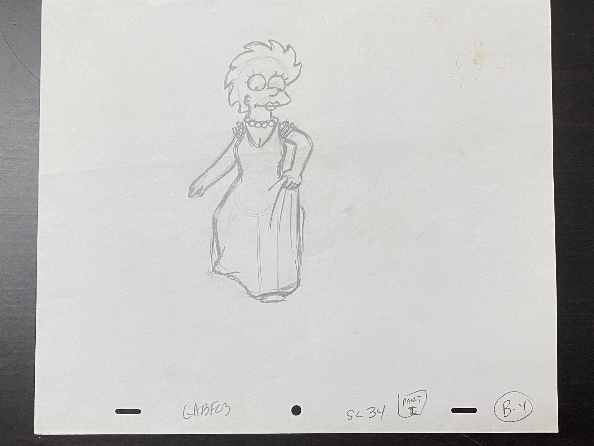 The Simpsons - Original drawing of Lisa Simpson, as and adult – Gallery  Animation