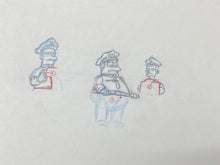 Load image into Gallery viewer, The Simpsons - Original drawing of Chief Clancy Wiggum, Lou and Eddie
