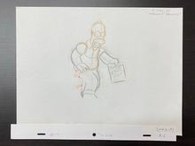 Load image into Gallery viewer, The Simpsons - Original drawing of Homer Simpson
