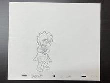 Load image into Gallery viewer, The Simpsons - Original drawing of Lisa Simpson
