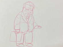 Load image into Gallery viewer, The Simpsons - Original drawing of Mayor Joe Quimby
